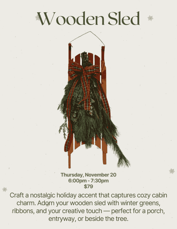 Wooden Sled